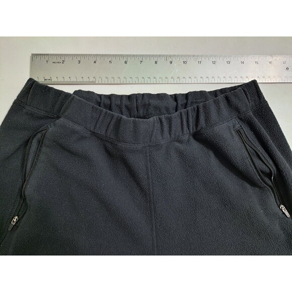 REI Co-Op Men's Large Black Fleece Outdoors Base Layer Pants Joggers Gym Run - Picture 10 of 11